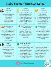 Daily Toddler Nutrition Guide In 2019 Toddler Nutrition