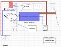 water tank schematic technical diagrams