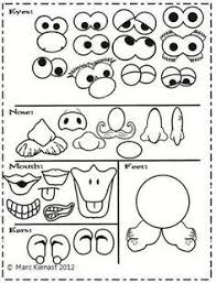 Mr Potato Head Template For The Cups Mr Potato Head Printable Mr Potato Head Plants Unit