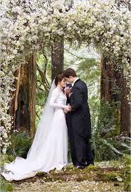 The nuptials took place in the first installment of breaking dawn, released in theaters in november 2011.the designer of the gown was carolina herrera, while the venue was. 20 Songs For Walking Down The Aisle Twilight Wedding Breaking Dawn Wedding Twilight Wedding Dresses