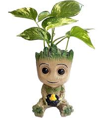 WOVIA Thinking Groot Flowerpot Succulent Planters Pot,Cute Groot Model for  Garden Decor and Toy Pens Holder Baby Planter for Decorative Showpiece (3)  : Amazon.in: बाग-बगीचा और आउटडोर