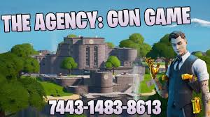 The Agency Gun Game Fortnite Creative Map Code Dropnite