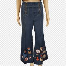 Even as fashion retreated from the utopian threshold advanced during the late 1960s, the hippies' ideas were disseminated to many more people than they had been during the 1960s. 1970s Jeans Bell Bottoms Denim Pants Hippie Fashion Vintage Clothing 1970s Png Pngwing
