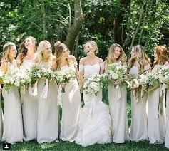 In Love With Looking Cool For A Spring Or Summer Wedding Style 2987 In Ivory All White Wedding Bridesmaid Dresses White Bridesmaid Dresses