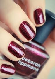 Red lines on your nails are worth mentioning to your physician during your regular visit. Picture Of Glitter Dark Red Nails