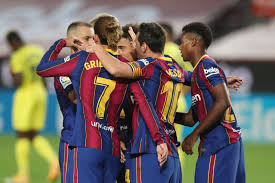 The yellow submarine aim to stay in. Fc Barcelona Villarreal Premiere With Fireworks 4 0 The Spain Journal