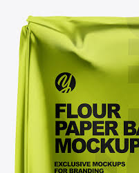 ✓ free for commercial use ✓ high quality images. Metallized Paper Flour Bag Mockup In Bag Sack Mockups On Yellow Images Object Mockups
