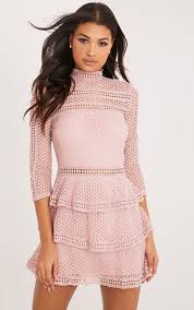 Only 1 available and it's in 1 person's cart. Lace Panel Tiered Dress Long Sleeve Off 72 Medpharmres Com