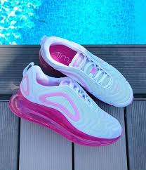 Nike Air Max 720 Pink Rise Laser Fuchsia Women Shoes Casual Sneakers Fashion Style In 2020 Nike Nike Fashion Shoes Nike Air Max