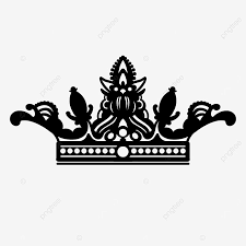 Colorful queen of hearts with banner illustration. Black And White Queen Crown Clipart Crown Retro Style King Png Transparent Clipart Image And Psd File For Free Download
