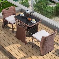 Get the latest inspiration about te best patio furniture design that brings comfort and function to your outdoor spaces. Balcony Small Table And Chair Wicker Chair Three Piece Outdoor Table And Chair Combination Simple Rattan Leisure Coffee Table Garden Furniture Sets Aliexpress