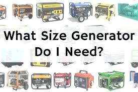 generator size guide what size generator do i need home