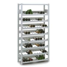 Flaschenregal 10 cm breit : Flaschenregal 175 Cm Hoch Pulverbeschichtet Hellgrau Beku Shop At