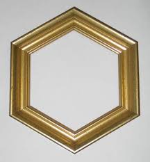 Wählen und gestalten sie ihre eigene wanddekoration oder wählen sie aus unseren fotos Hexagon Picture Frame Gold Frames Craft Supplies Tools Colonialgolfhart Com