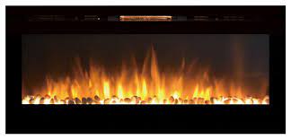 Shiny glass front panel and crystal glass bed make for a beautiful decorative piece which is also a functional heater. 50 Cynergy Crystal Stone Built In Wall Mounted Electric Fireplace Contemporary Indoor Fireplaces By Ethanol Fireplaces Houzz