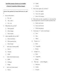 The atmosphere of the game is very lively. Soal Latihan Fruits And Vegetables Asian Cuisine Regional Ethnic Food