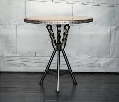 A dining table is a pretty simple piece of furniture.here are the parts. Classified Moto Recycles Old Motorcycle Parts Into Amazing Retro Furniture
