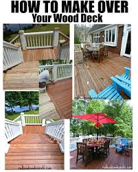 Thompson S Waterseal Deck Makeover Redhead Can Decorate Deck Makeover Decks Backyard Building A Deck