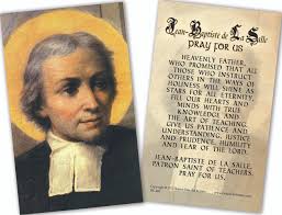 Jean Baptiste de la Salle Holy Cards