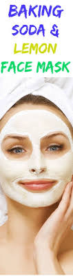 baking soda & lemon face mask