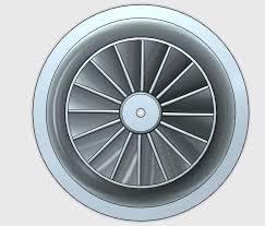 Impeller For Centrifugal Compressor By Tanyaakinora Thingiverse Centrifugal Compressor Compressor 3d Printer