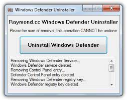 How to uninstall / disable windows defender in windows 10. How To Disable Uninstall Or Remove Windows Defender Raymond Cc