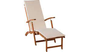 Ambel eucalyptus sun lounger, black and wood, £209 from la redoute. Buy Argos Home Wooden Sun Lounger With Cushion Cream Garden Chairs And Sun Loungers Argos