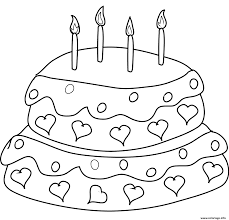 Élaborez et imprimez vos propres livres de coloriage gratuitement et en quelques minutes. Coloriage Gateau Anniversaire Avec 4 Chandelles Et Des Coeurs Dessin Anniversaire A Imprimer