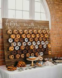 Duck Donut Donut Wall Wedding Food Display Wedding Donuts Reception Food