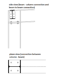 Randomly i draw the beam and then i try to extend the beam to column on both sides, one end is connected and other end is connecting to the column.i have gap like 13mm. Steel Connection Beam To Beam And Beam To Column Structural Engineering General Discussion Eng Tips