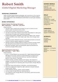 Tell us about yourself so we can find programs near you. Digital Marketing Manager Resume Samples Qwikresume