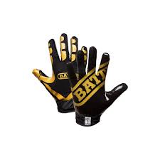 Black And Gold Football Gloves Youth Battle Receivers Ultra Stick Football Gloves Large Gold Black Football Gloves Football Receiver Gloves Football
