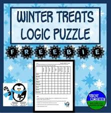 In graphic design and word processing applications, a grid is a series of vertical and horizontal lines that are used to subdivide a page vertically and in graphic design and word processing applications, a grid is a series of vertical and. Favorite Winter Treats Free Logic Puzzle By That Rocks Math Science And Ela