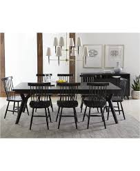 (rectangle table & 6 side chair) ,created for macy's. Furniture Bensen Dining Furniture 9 Pc Set Expandable Dining Table 8 Side Chairs Created For Macy Expandable Dining Table Dining Furniture Dining Table