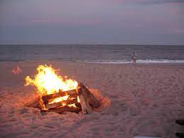 Bonfire At Sunset Beach Bonfire Summertime Outdoor