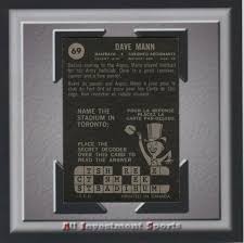 1964 Topps DAVE MANN #69 NM CFL **stunning football card** TD89