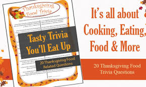 Free printable thanksgiving trivia questions in 5 categories: Thanksgiving Games And Family Activities