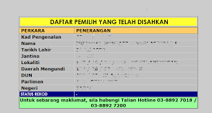 Sistem pendaftaran pemilih / pengundi oleh spr. Semakan Online Daftar Pemilih Dan Lokasi Mengundi 2018 Mypendidikanmalaysia Com