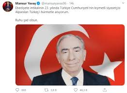 Zeki hacıibrahimoğlu, alparslan türkeş, i̇stanbul 2010. Imamoglu Ve Yavas Tan Alparslan Turkes Mesaji