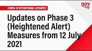 In anticipation of returning to heightened alert stage? Updates On Phase 3 Heightened Alert Measures From 12 July 2021 Youtube