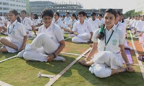 The yoga institute is the oldest organized center of yoga in the world. Indian School Children Perform Yoga For World Peace World Dawn Com