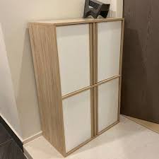 40cm x 40.5cm x 28cm (as shown in photos) **easy to assemble: Buy Oliver 2 3 4 Door Shoe Rack Cabinet With Waterproof Legs Rak Kasut Rak Kasut Kayu Seetracker Malaysia