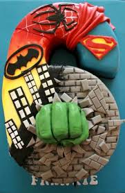 The only problem i can think of it that it can't possibly taste as good as it looks. Number 6 Super Hero Cake For All Your Cake Decorating Supplies Please Visit Craftcompany Co Uk Marvel Taart Superheld Taart Superhelden