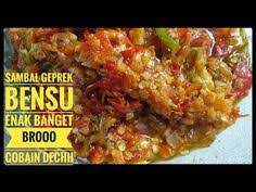 Kelezatan ayam geprek bensu memang ada pada sambal bawangnya. Cara Membuat Sambal Geprek Bensu Youtube Sambal Sambal Recipe Cooking