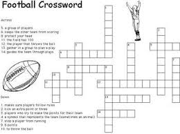 Football Printables Spoonful Crossword Football Football Printables
