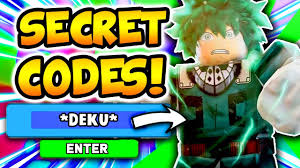 Spinning for one for all! All New Secret Codes In Roblox My Hero Mania Youtube