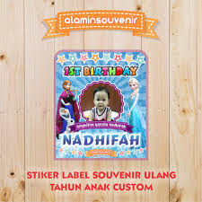 10 contoh undangan ulang tahun anak terlucu ini bisa jadi inspirasi. Stiker Label Souvenir Ulang Tahun Anak Kotak Shopee Indonesia