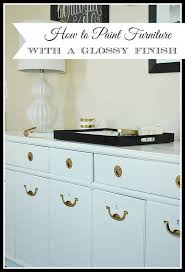How To Paint Furniture To Get A High Gloss Professional Smooth Finish 11 Magnolia Lane Painted Furniture High Gloss Furniture Paint Furniture