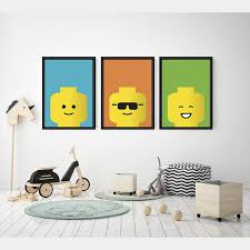 Lego Wall Art Lego Poster Lego Prints Lego Art Print Lego Etsy Lego Wall Lego Room Decor Lego Wall Art