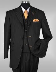 Black 3 Piece Suit Mens Buy Four Button Pinstripe Suits Suit Fashion Men Dress Mens Suit Jacket